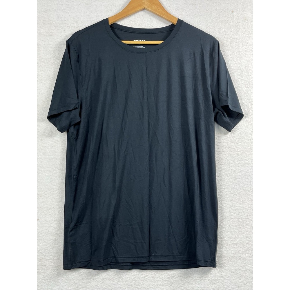 New SKIMS Fits Everybody T-Shirt Onyx Black Modal Stretch Top Size L (1532)